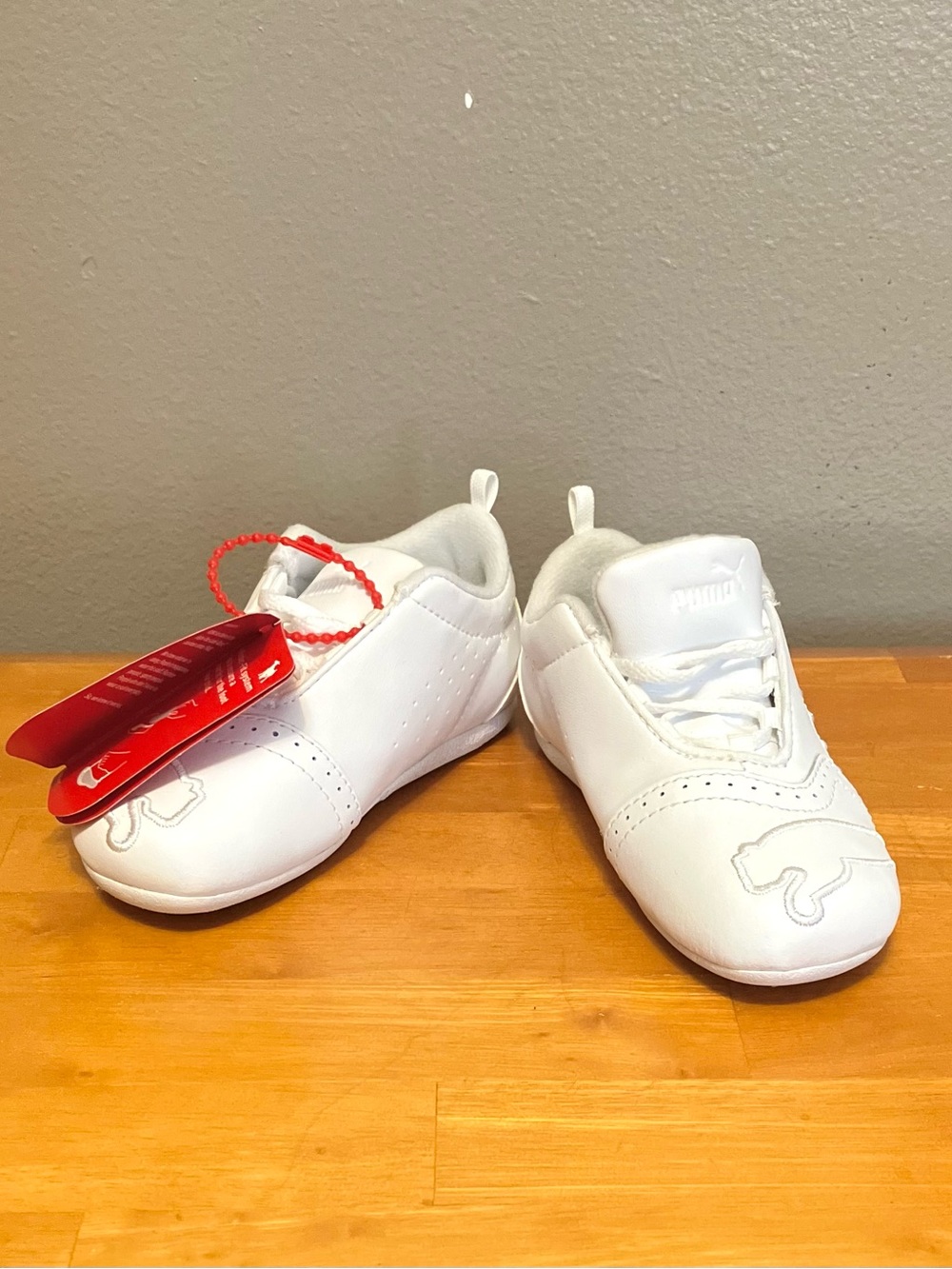 Puma Sela Diamond Infant/Toddler Sneakers, White - Size 8 (NWT) (NO Box)